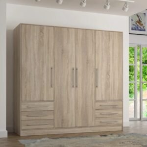 Modern Oasis 6 Doors Wardrobe