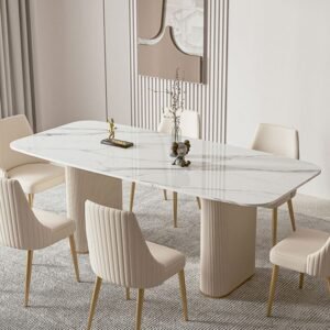 Downtown Rounded Square Dining Table